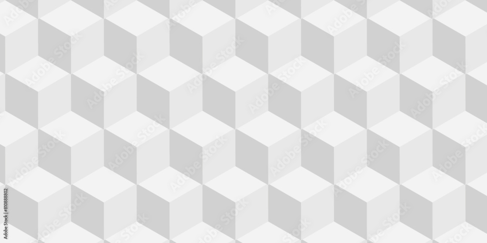 Abstract white and gray style minimal blank cubic. Geometric pattern illustration mosaic, square and triangle wallpaper. Seamless cube technology business concept.
Abstract white and gray style minimal blank cubic. Geometric pattern illustration mosaic, square and triangle wallpaper. Seamless cube technology business concept.