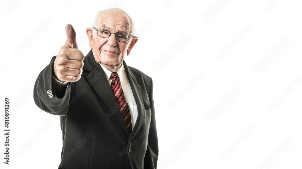 The older gentleman giving a thumbs up Fictional Character Created By Generative AI. The older gentleman giving a thumbs up Fictional Character Created By Generative AI.