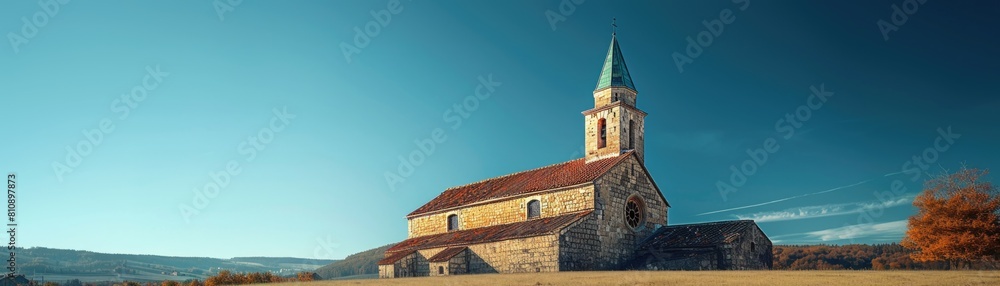 Beautiful European temple.