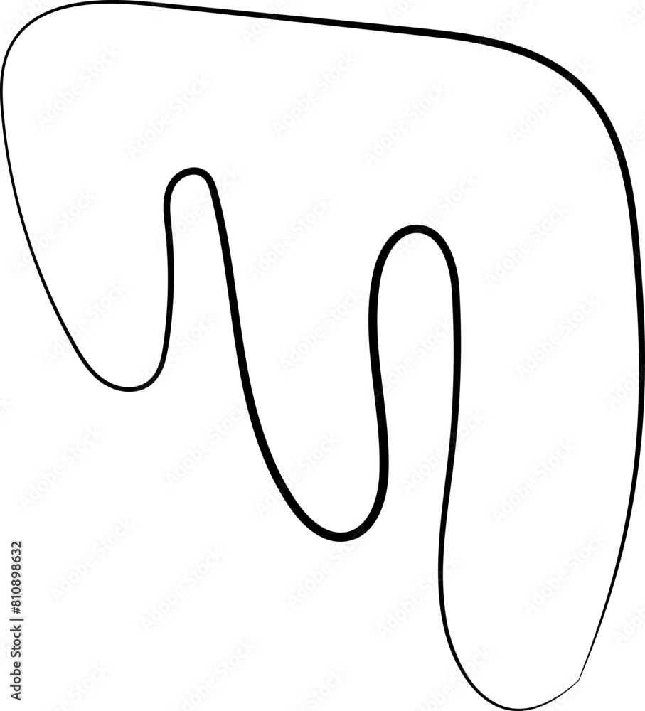 ink outline abstract ink outline abstract