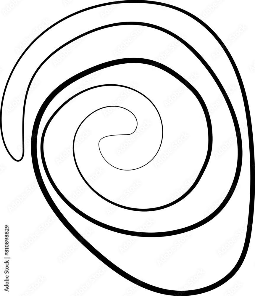 ink outline abstract ink outline abstract