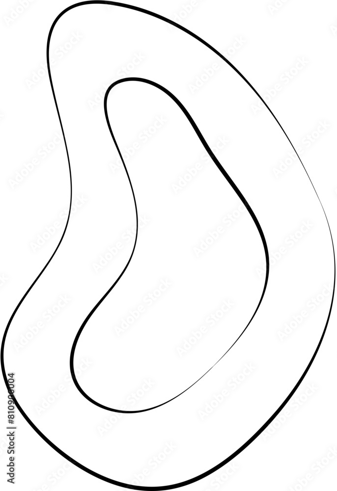 ink outline abstract ink outline abstract