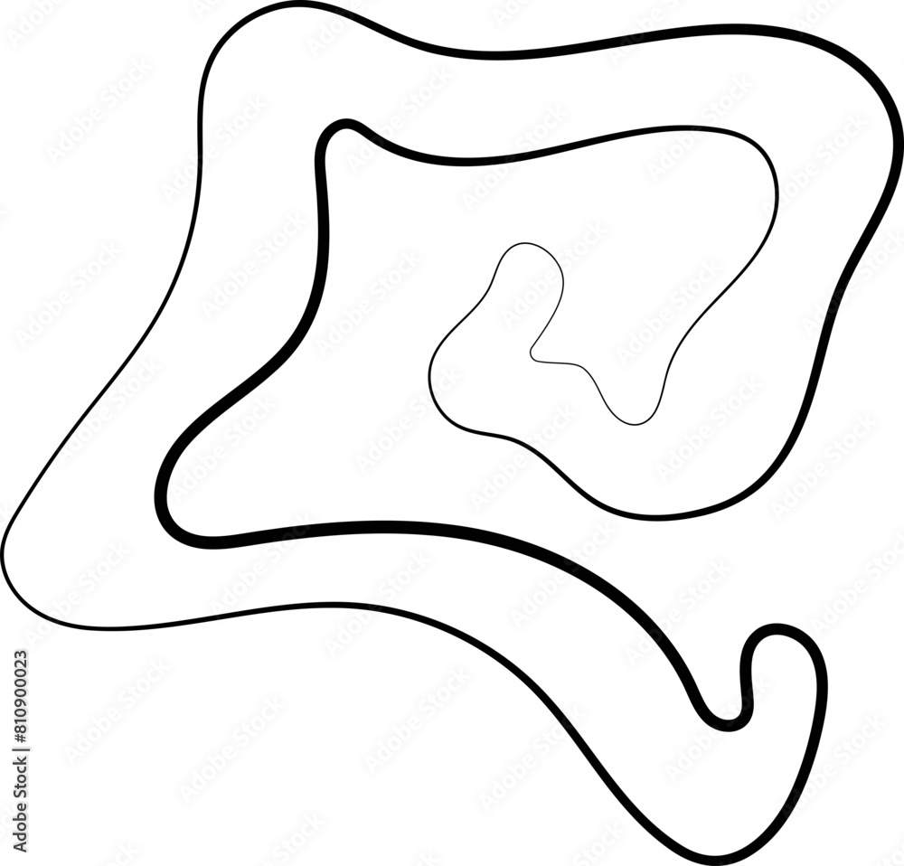 ink outline abstract ink outline abstract