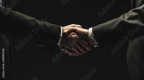 A Strong Handshake Between Business Partners