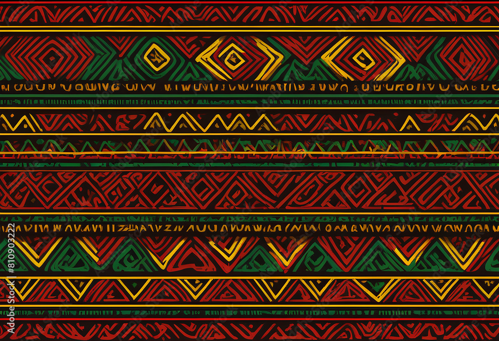 African clash ethnic tribal seamless pattern background
African clash ethnic tribal seamless pattern background