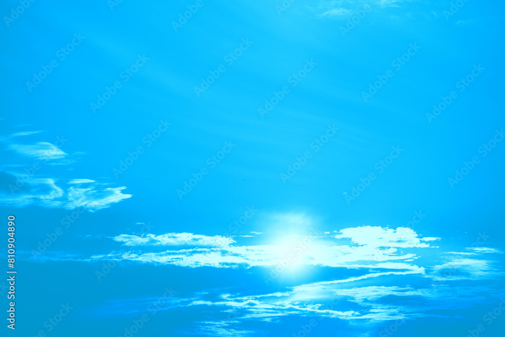 Blue cloudy sky at daylight. Sky texture. Abstract nature background Blue cloudy sky at daylight. Sky texture. Abstract nature background
