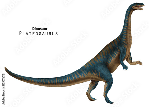 Tableau sur toile Plateosaurus illustration