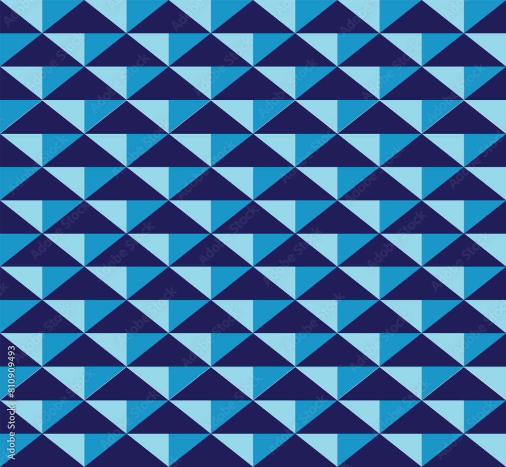 A graphic symphony of blues and blues in a seamless triangle pattern invites you to dive into the depths of the ocean. This dynamic design is ideal for creating an atmosphere of calm in any project. A graphic symphony of blues and blues in a seamless triangle pattern invites you to dive into the depths of the ocean. This dynamic design is ideal for creating an atmosphere of calm in any project.
