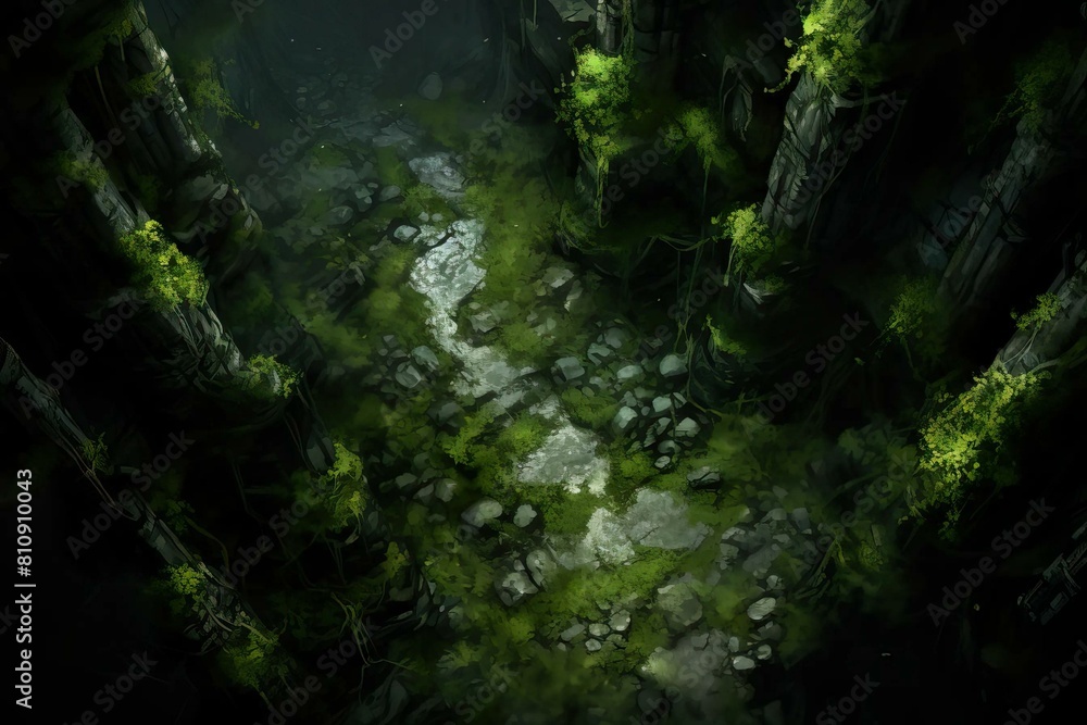 DnD Battlemap verdant, veil, green, setting, vegetation, natural environment DnD Battlemap verdant, veil, green, setting, vegetation, natural environment