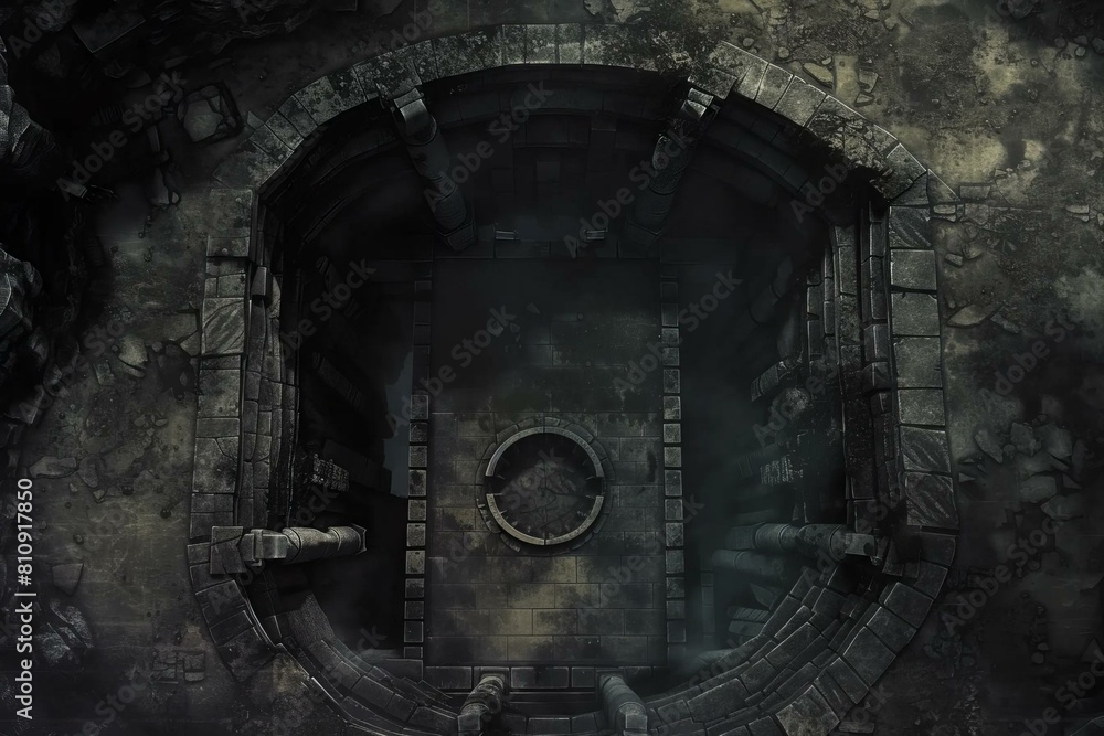 DnD Battlemap underground, map, tunnel, adventure, fantasy, exploration ...