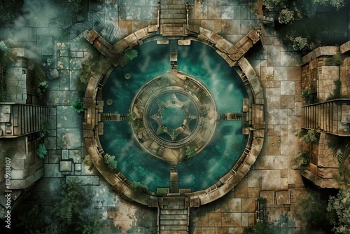 DnD Battlemap wraith  crypt  battlemap  sinister  dungeon  battle