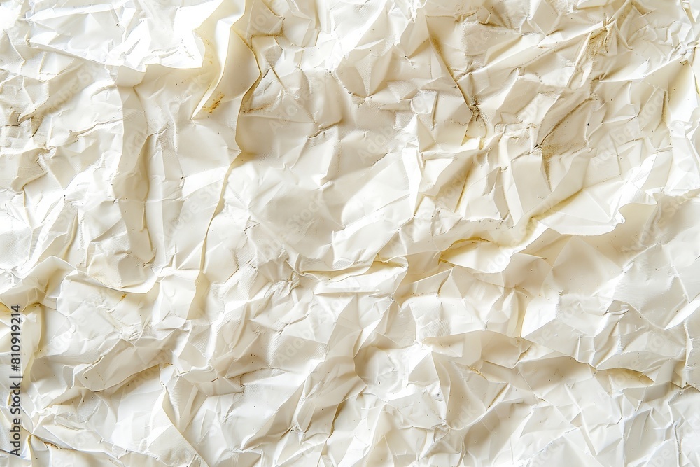 Crumpled white paper texture abstract - Ai Generated. Beautiful simple AI generated image in 4K, unique. Crumpled white paper texture abstract - Ai Generated. Beautiful simple AI generated image in 4K, unique.