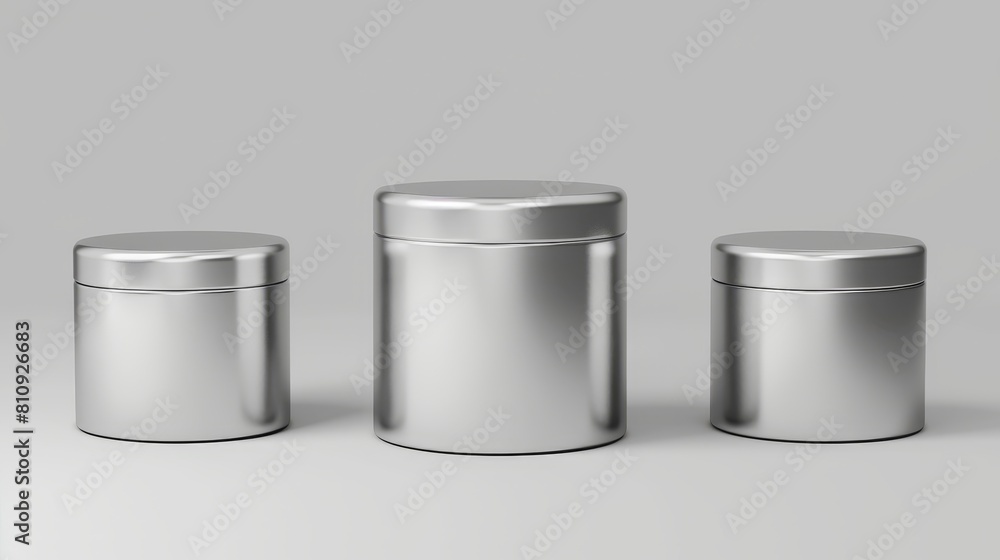 Silver metallic cylinder product podiums of different heights. 3D modern illustration set of grey metal round stands for goods displaying. Geometric pillar platform mockup for awarding winners. Silver metallic cylinder product podiums of different heights. 3D modern illustration set of grey metal round stands for goods displaying. Geometric pillar platform mockup for awarding winners.
