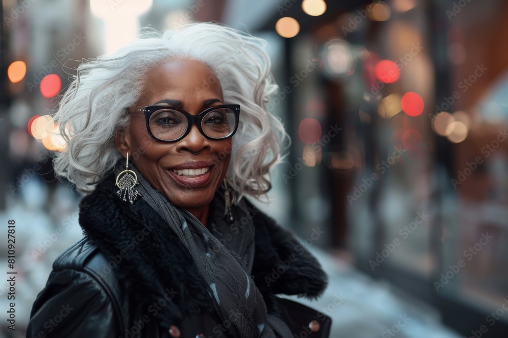 Long-haired woman wears a jacket and scarf while strolling through the city. Beautiful simple AI generated image in 4K, unique. Long-haired woman wears a jacket and scarf while strolling through the city. Beautiful simple AI generated image in 4K, unique.