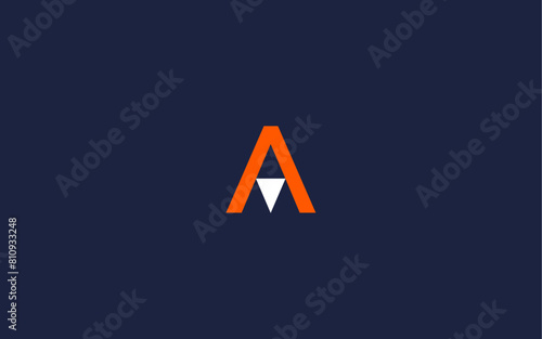 letter a with rocket logo icon design vector design template inspiration