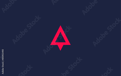 letter a with rocket logo icon design vector design template inspiration