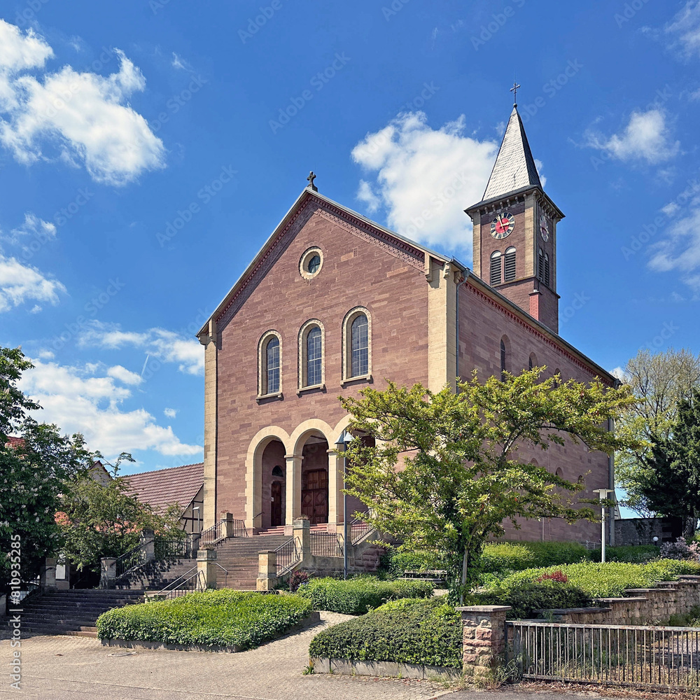 Fototapeta premium Kirche Bauschlott
