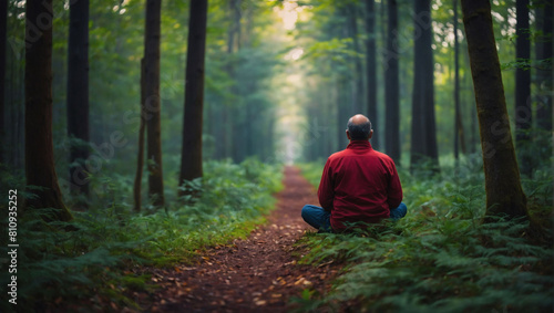 Forest Meditation, Finding Psychological Safety Through Inner Peace Amidst Nature's Tranquility