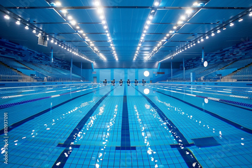 A rectangular oasis of blue, an Olympic swimming pool is a place where dreams are made and records are broken