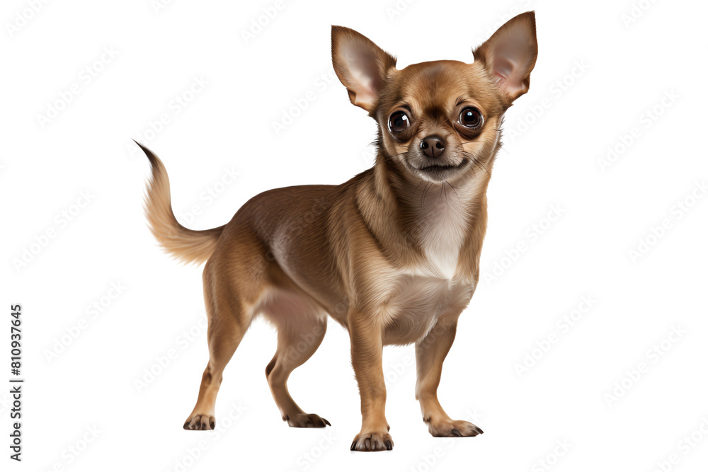 A Chihuahua is a small dog breed that is native to Mexico