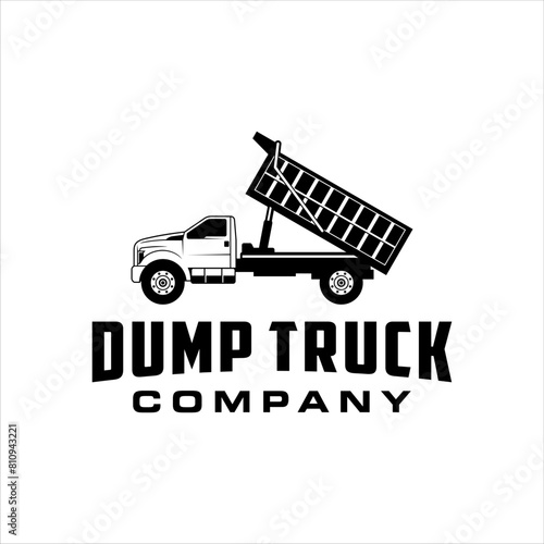 Dump truck bed up with a simple style design