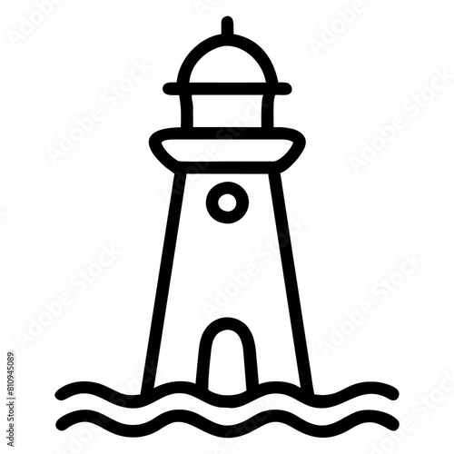 Majestic Maritime lighthouse: Guiding the Way (ID: 810945089)