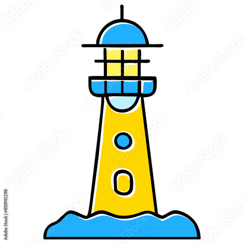 Majestic Maritime lighthouse: Guiding the Way © MBS.Contact