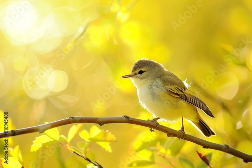 Small Bird Perched on Top of a Tree Branch © Cool Free Games