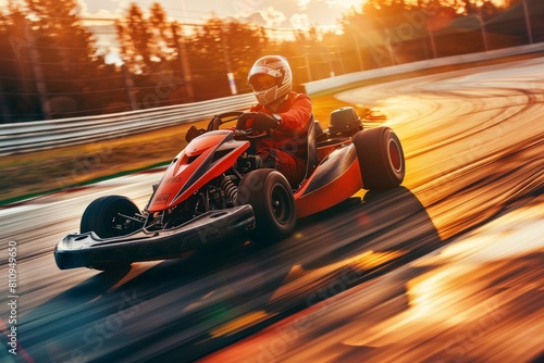 go-kart. Beautiful simple AI generated image in 4K, unique.