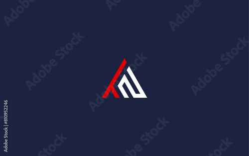 letter tn with triangle logo icon design vector design template inspiration