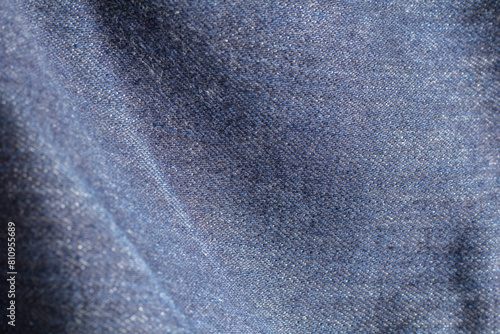 Texture of blue jeans background, Blue jeans fabric background texture.