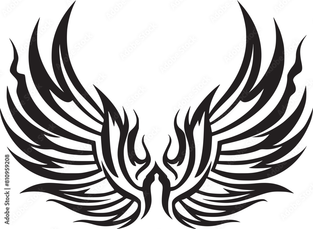 black wings icons