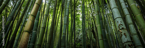 Bamboo forest  the denseness of nature valuable resource