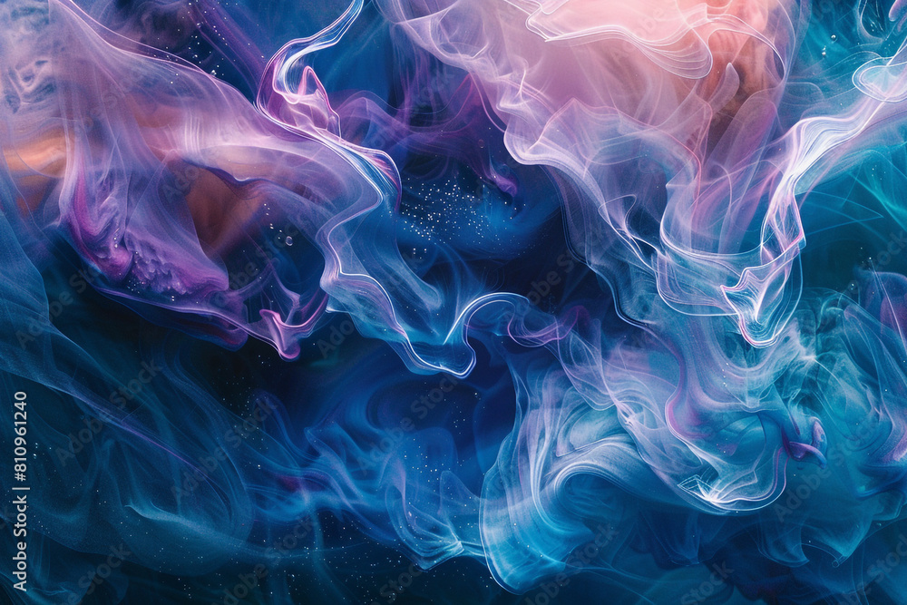 Abstract liquid art colors merging underwater fluid beauty Abstract liquid art colors merging underwater fluid beauty