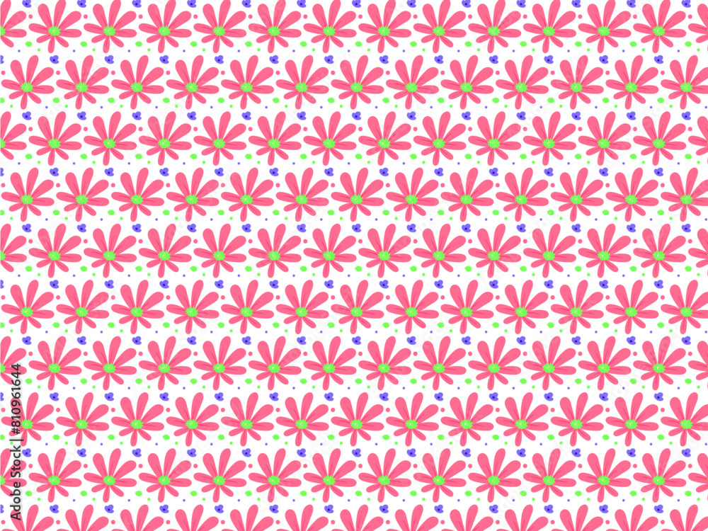 Abstract pink floral flower background pattern