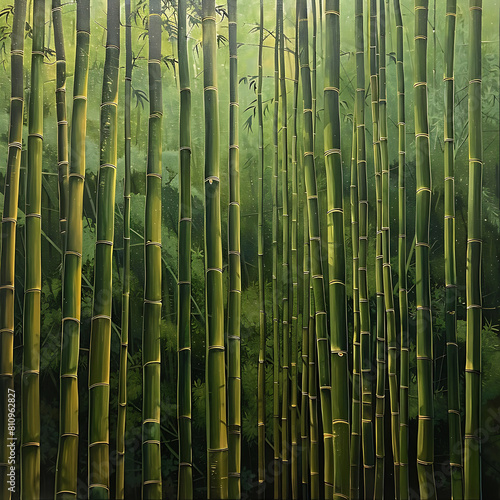 Bamboo forest  the denseness of nature valuable resource