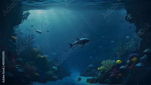 school of fish under water © VitorCosta