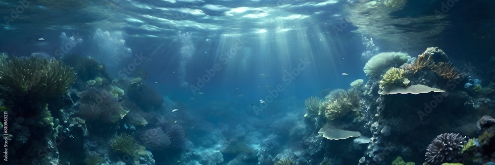 Fototapeta premium school of fish in aquarium