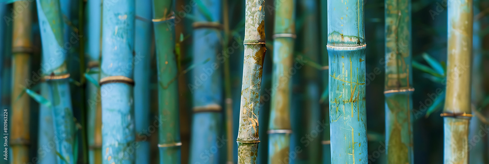 Bamboo forest, the denseness of nature valuable resource