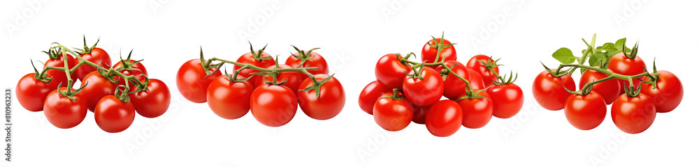 Tomato png cut out element set