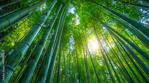 Bamboo forest  the denseness of nature valuable resource