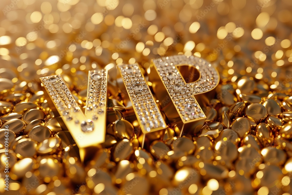 gold metallic standing 3d letters bedazzled with diamonds in shape of text gold metallic standing 3d letters bedazzled with diamonds in shape of text