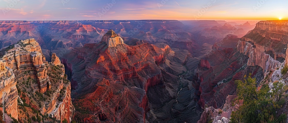 Fototapeta premium Sunrise over the mountains