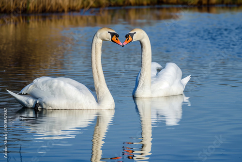 two large swans