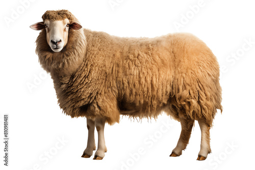 A studio photo of a sheep  photo