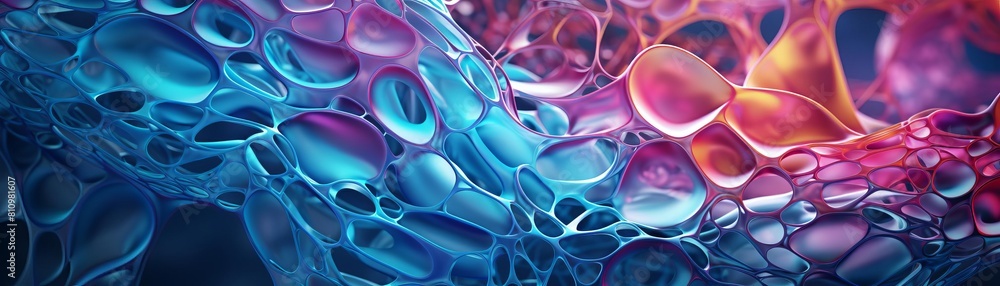 3D rendered image of plant epidermal tissue, detailed and vibrant, emphasizing the structure that prevents water loss and invasion by pathogens 3D rendered image of plant epidermal tissue, detailed and vibrant, emphasizing the structure that prevents water loss and invasion by pathogens