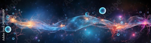 Conceptual image of the role of glial cells in brain disorders, highlighting potential targets for neurological treatments, informative layout photo