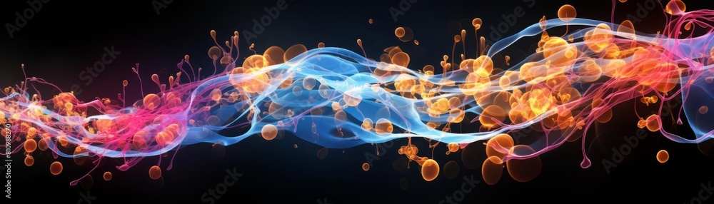 Highdefinition image of muscle cells in action, showing contraction ...