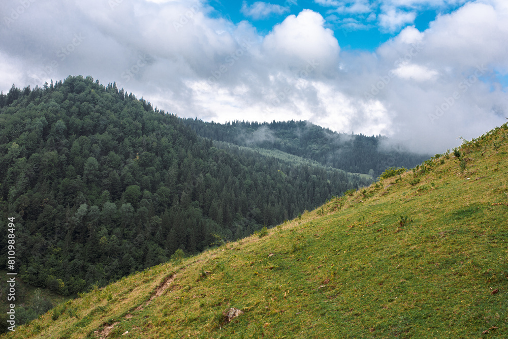 The Ukrainian Carpathians are part of the Eastern Carpathian mountain