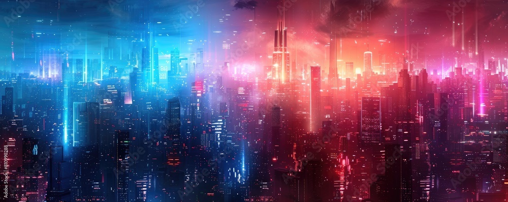 abstract technology futuristic city background abstract technology futuristic city background